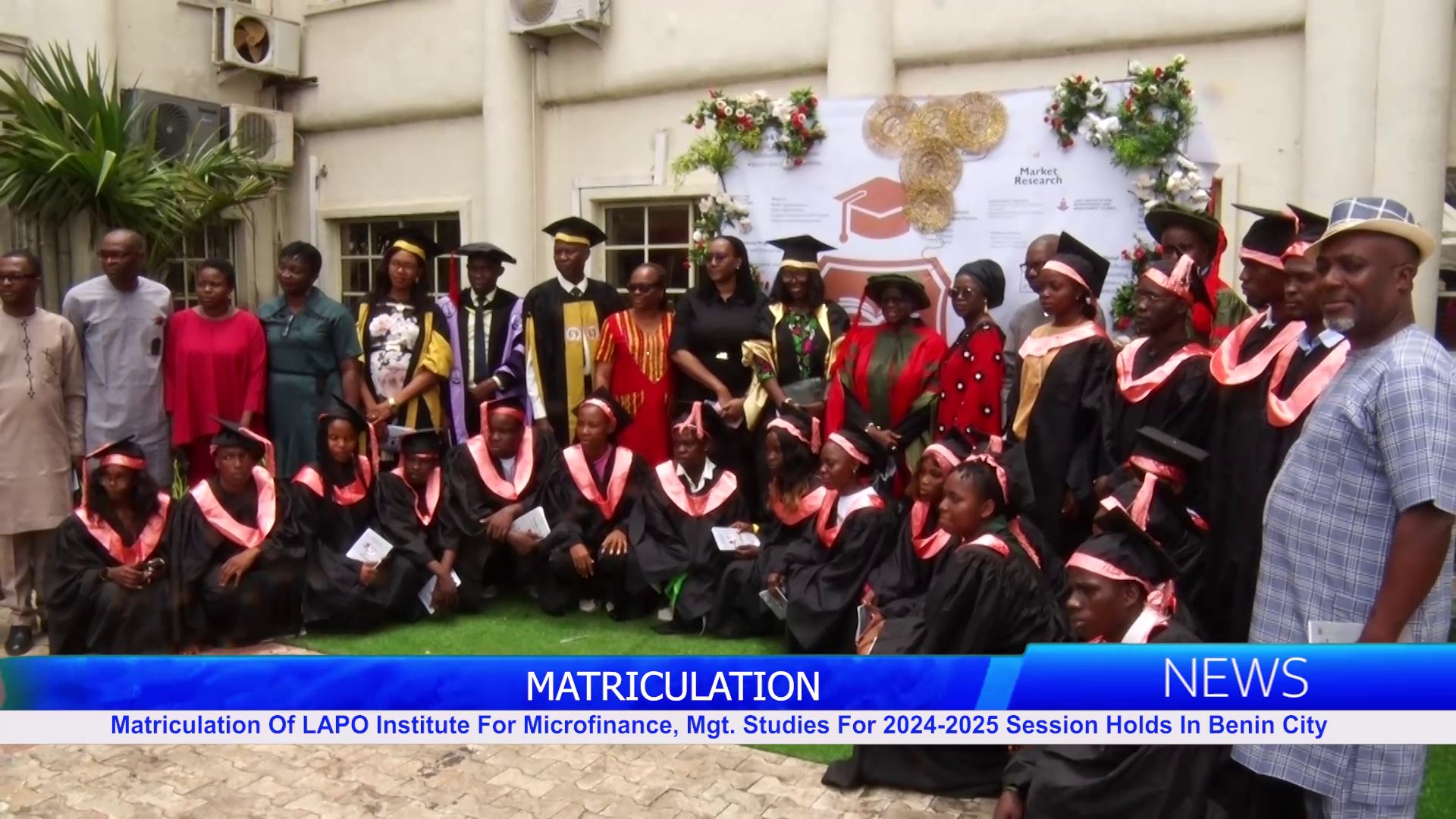 Matriculation Of LAPO Institute For Microfinance, Mgt. Studies For 2024-2025 Session Holds In Benin City