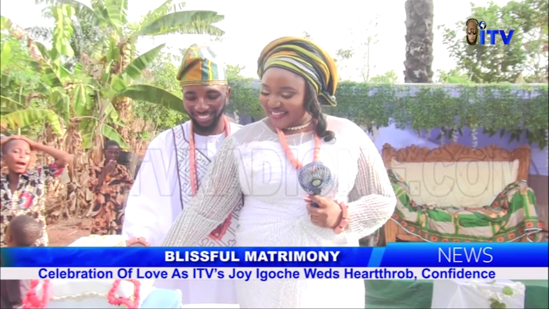 Blissful Matrimony: Celebration Of Love As ITV’s Joy Igoche Weds Heartthrob, Confidence