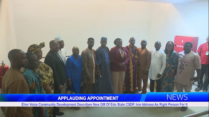Ehor Voice Community Development Describes New GM Of Edo State CSDP, Ivie Idahosa As Right Person For It