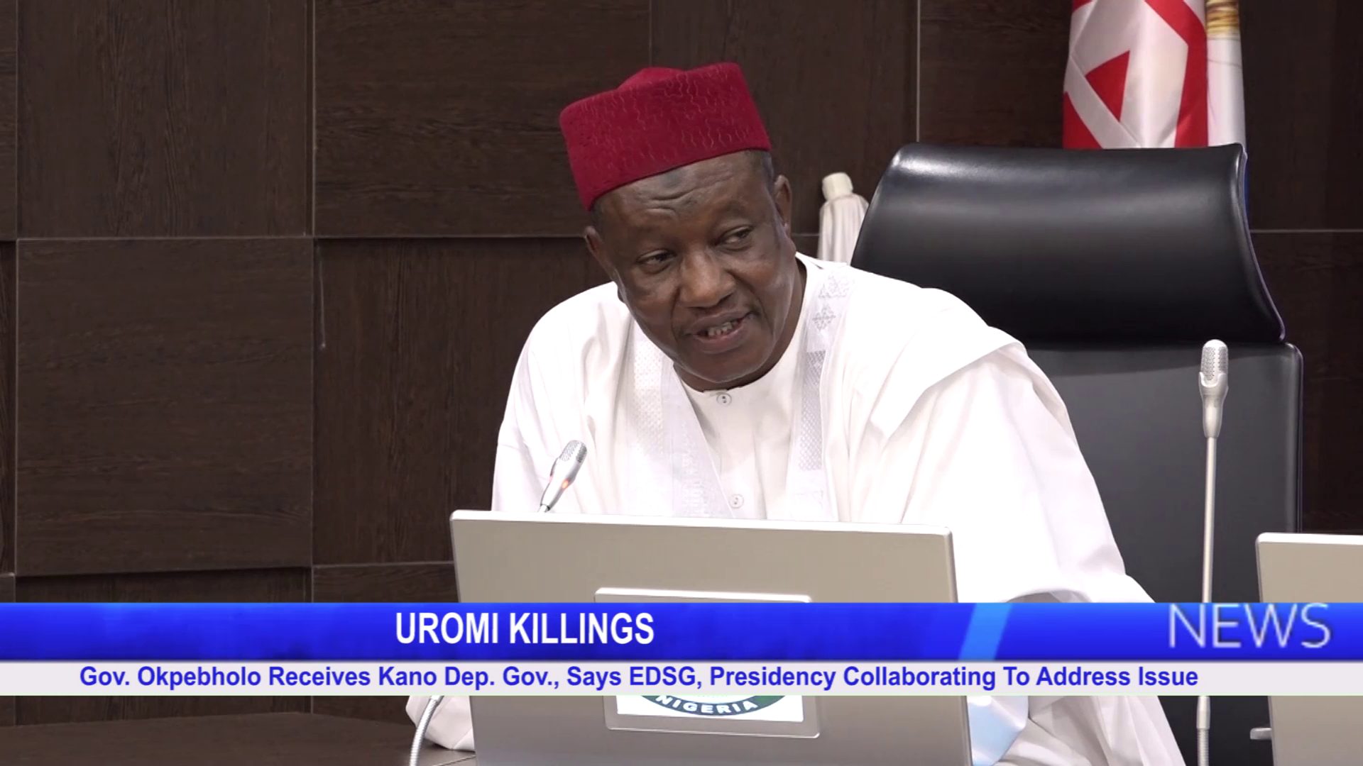 UROMI KILLINGS: Gov. Okpebholo Receives Kano Dep. Gov., Says EDSG, Presidency Collaborating To Address Issue