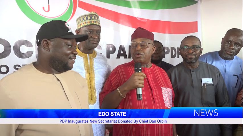 PDP Inaugurates New Secretariat Donated By Chief Dan Orbih