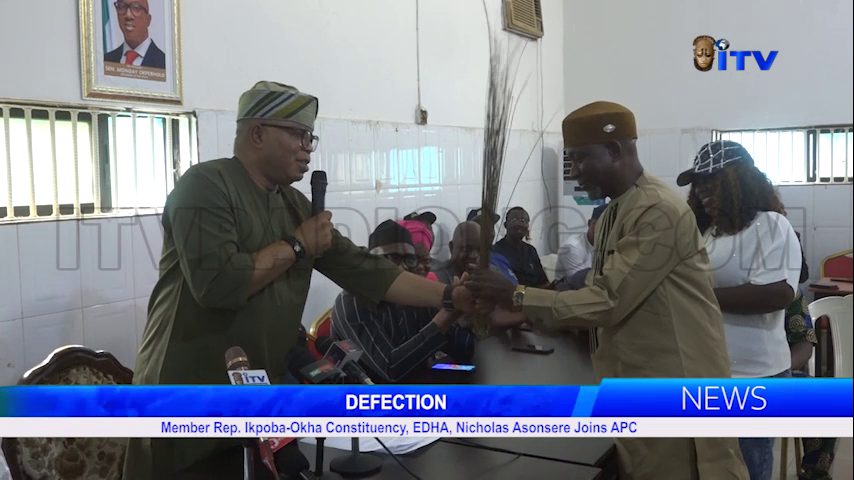 DEFECTION: Member Rep. Ikpoba-Okha Constituency, EDHA, Nicholas Asonsere Joins APC