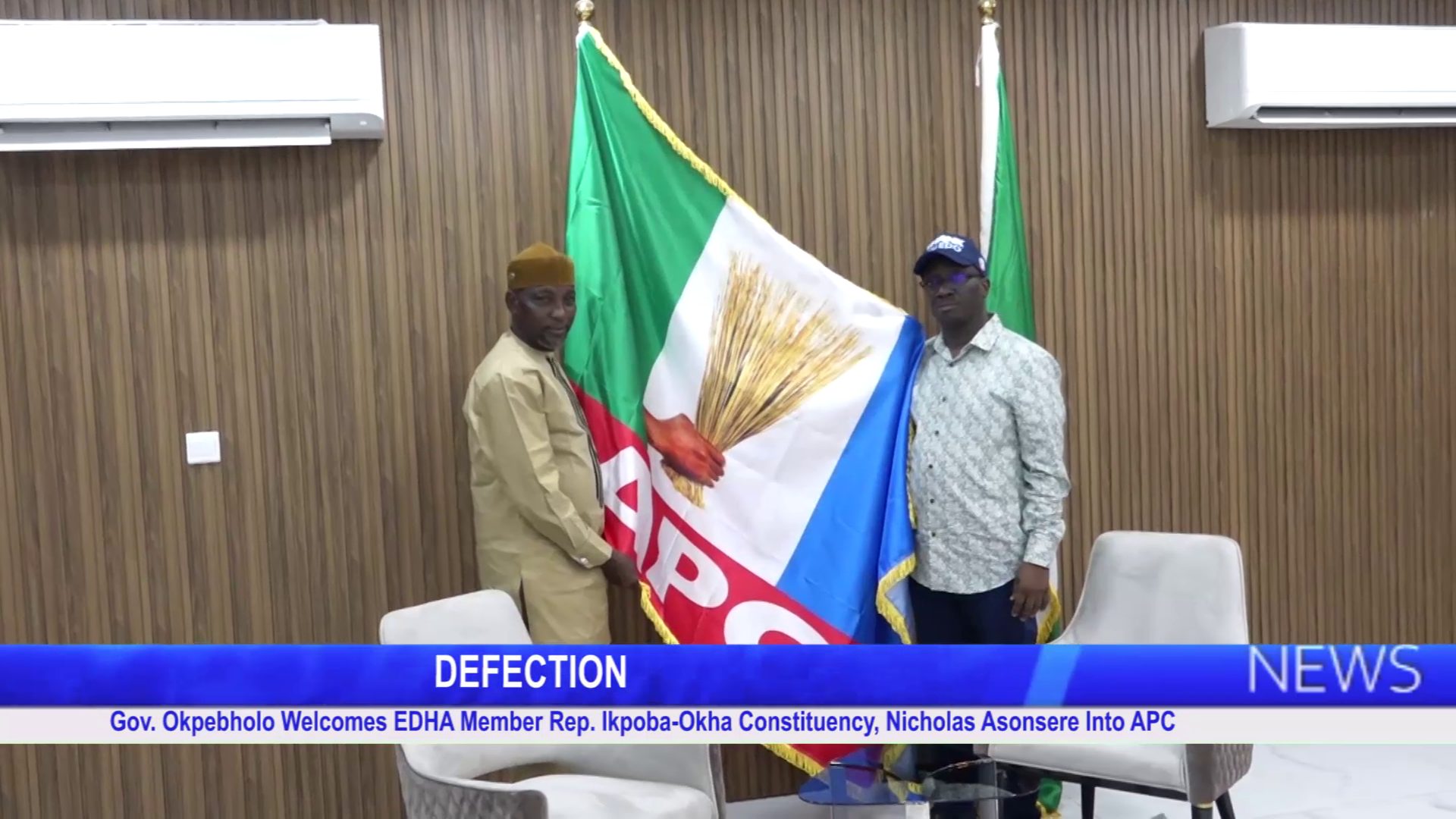 DEFECTION: Gov. Okpebholo Welcomes EDHA Member Rep. Ikpoba-Okha Constituency, Nicholas Asonsere Into APC