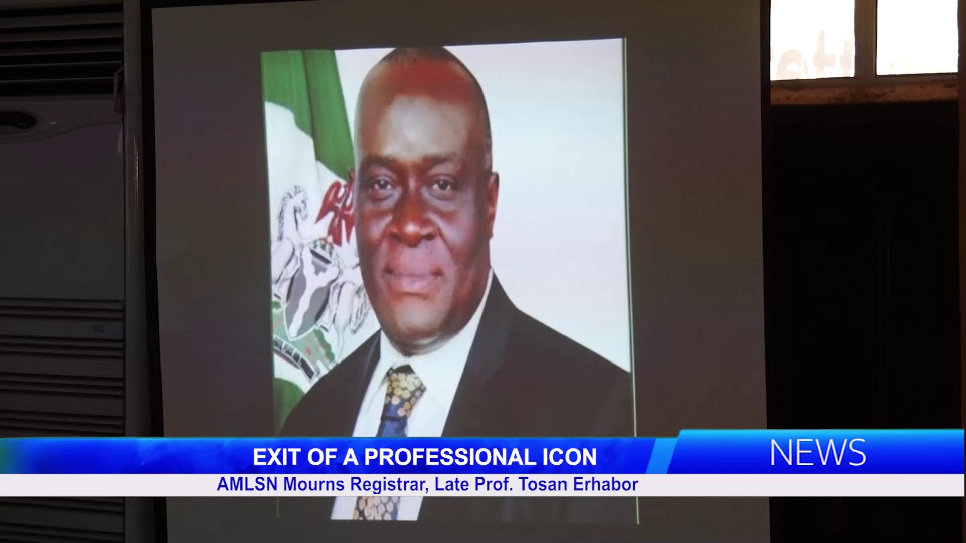 AMLSN Mourns Registrar, Late Prof. Tosan Erhabor
