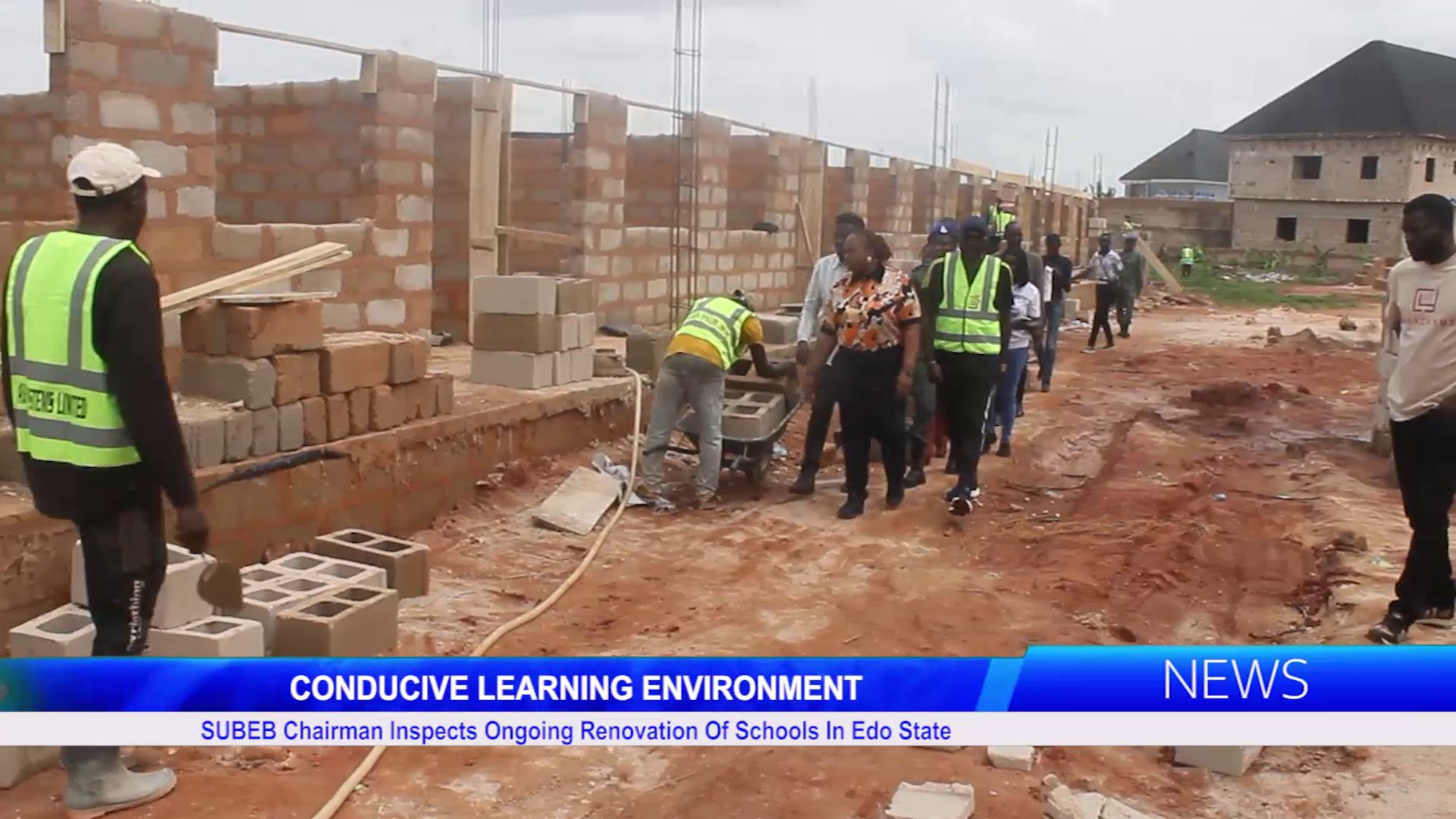 SUBEB Chairman Inspects Ongoing Renovation Of Schools In Edo State