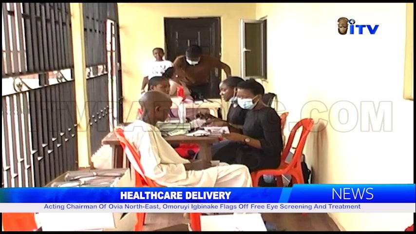 Acting Chairman Of Ovia North-East, Omoruyi Igbinake Flags Off Free Eye Screening And Treatment