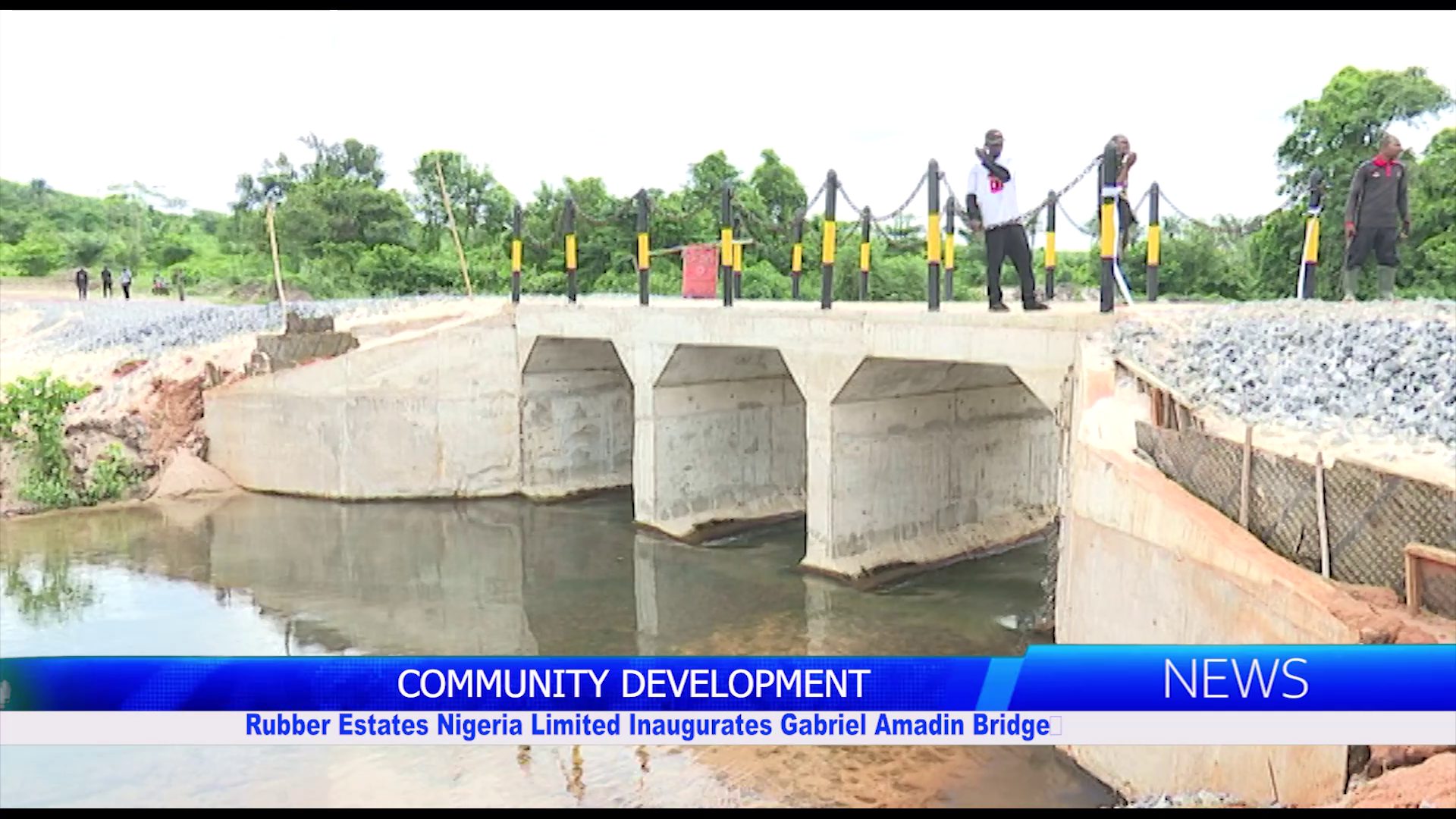 Rubber Estates Nigeria Limited Inaugurates Gabriel Amadin Bridge