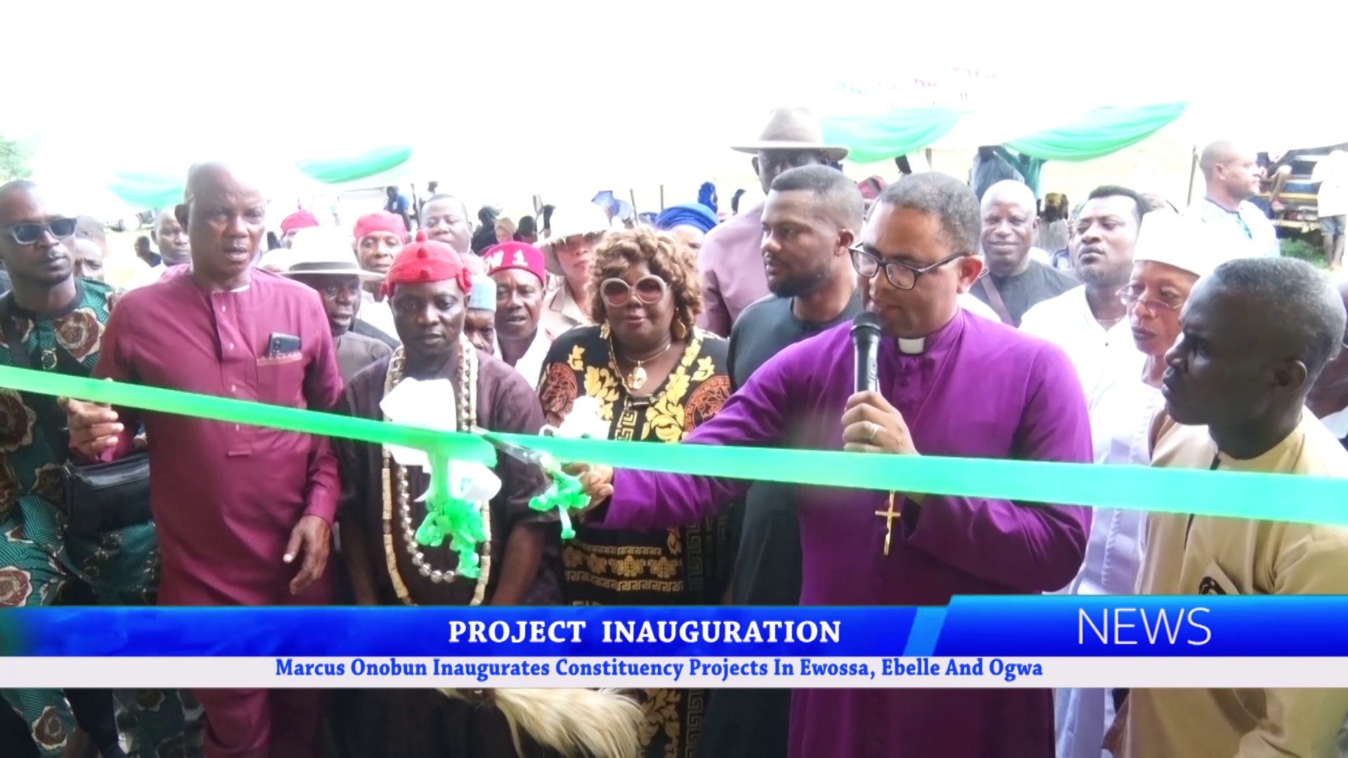 Marcus Onobun Inaugurates Constituency Projects In Ewossa, Ebelle And Ogwa