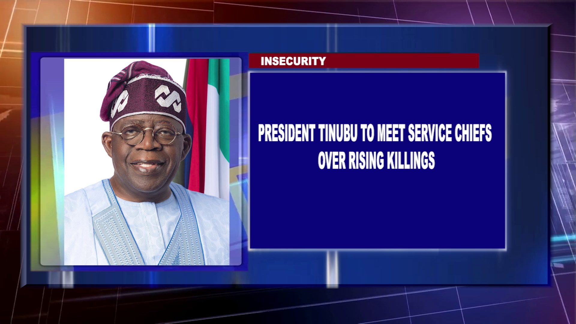 President Tinubu To Meet Service Chiefs Over Rising Killings