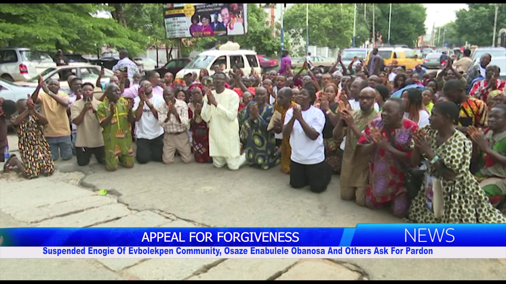 Suspended Enogie Of Evbolekpen Community, Osaze Enabulele Obanosa And Others Ask For Pardon