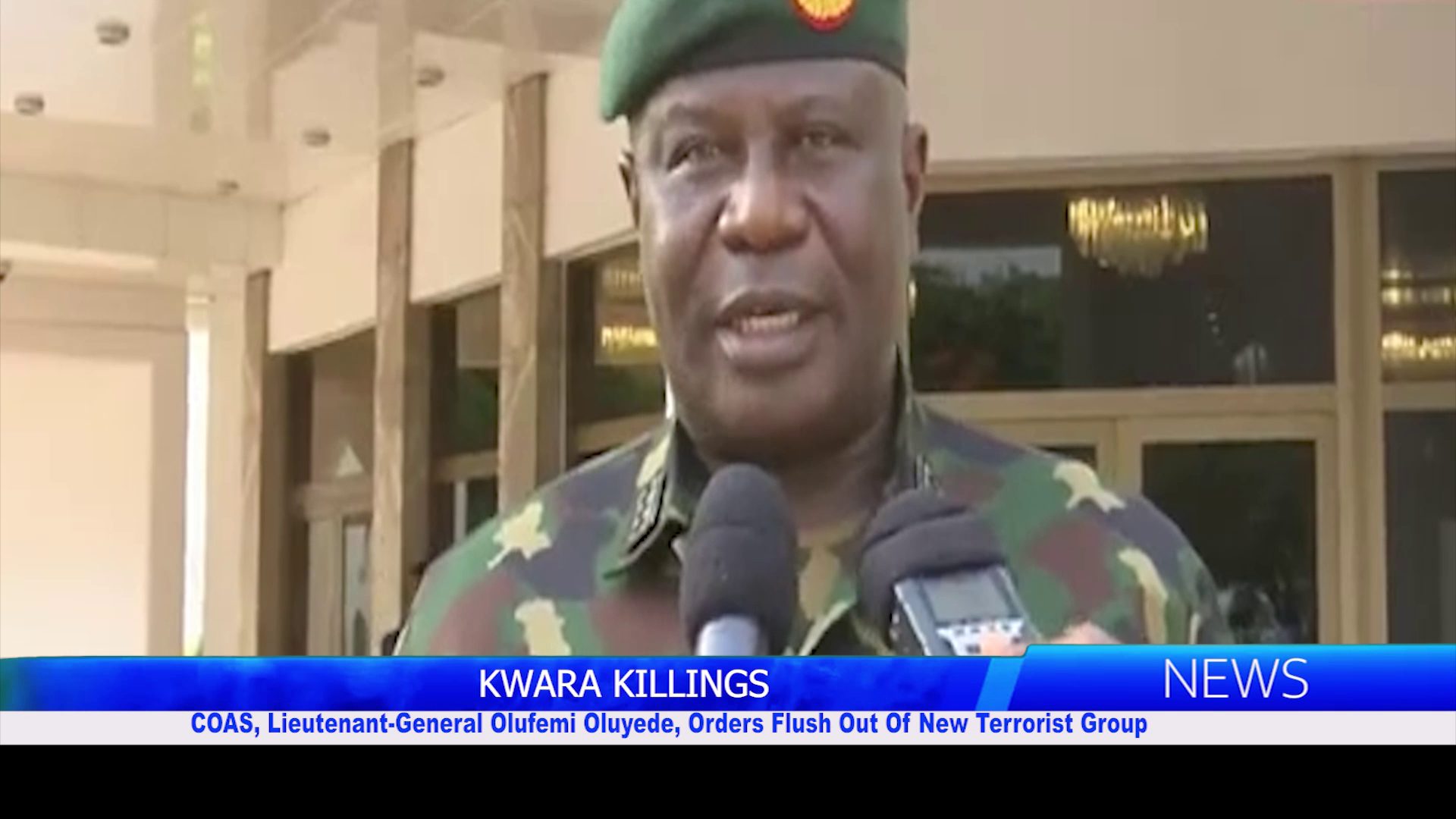 COAS, Lieutenant-General Olufemi Oluyede, Orders Flush Out Of New Terrorist Group
