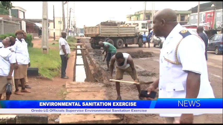 Oredo LG Officials Supervise Environmental Sanitation Exercise