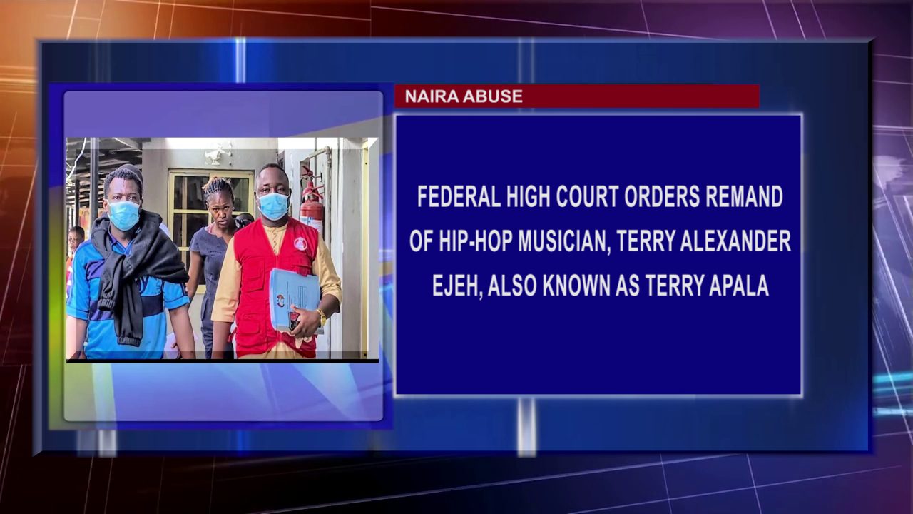 Federal High Court Orders Remand Of Hip-Hop Musician, Terry Alexander Ejeh, Also Known As Terry Apala