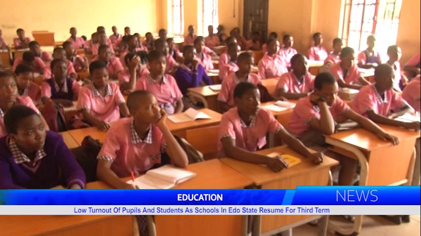 EDUCATION: Low Turnout Of Pupils And Students As Schools In Edo State Resume For Third Term