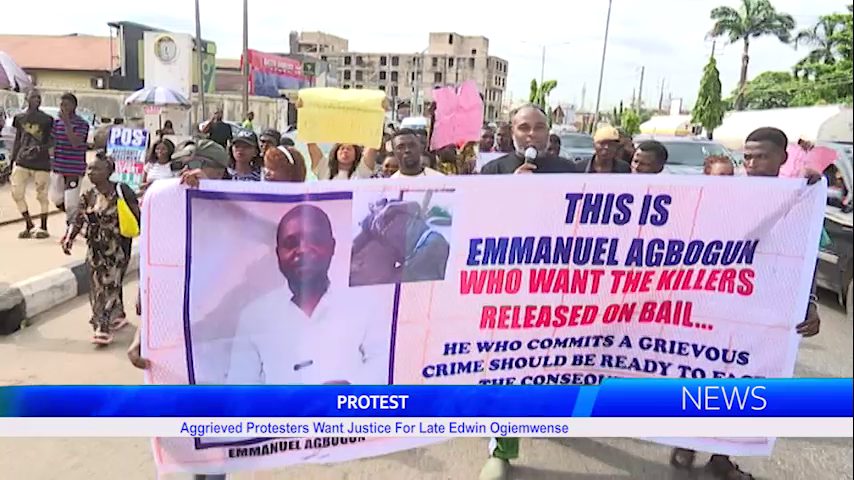 Aggrieved Protesters Want Justice For Late Edwin Ogiemwense