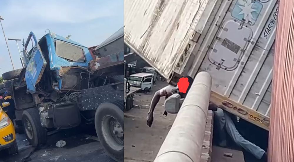 Two Dispatch Riders Die As Trucks Collide On Eko Bridge