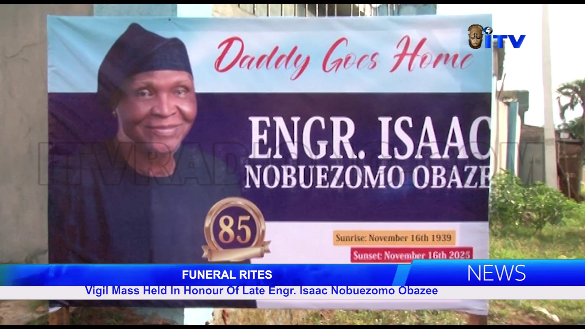 FUNERAL RITES: Vigil Mass Held In Honour Of Late Engr. Isaac Nobuezomo Obazee