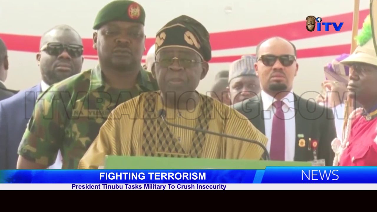 FIGHTING TERRORISM: President Tinubu Tasks Military To Crush Insecurity