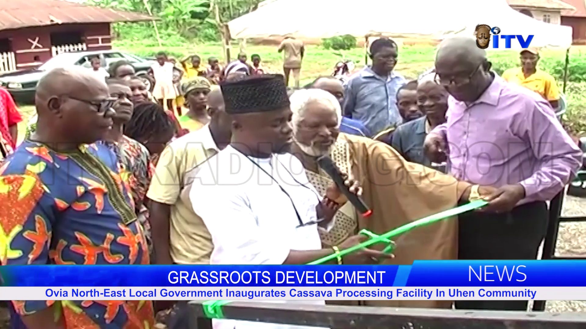 Ovia North-East Local Government Inaugurates Cassava Processing Facility In Uhen Community