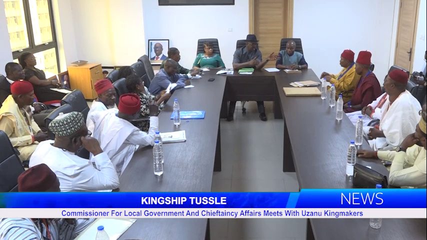 Commissioner For Local Government And Chieftaincy Affairs Meets With Uzanu Kingmakers Over Kingship Tussle