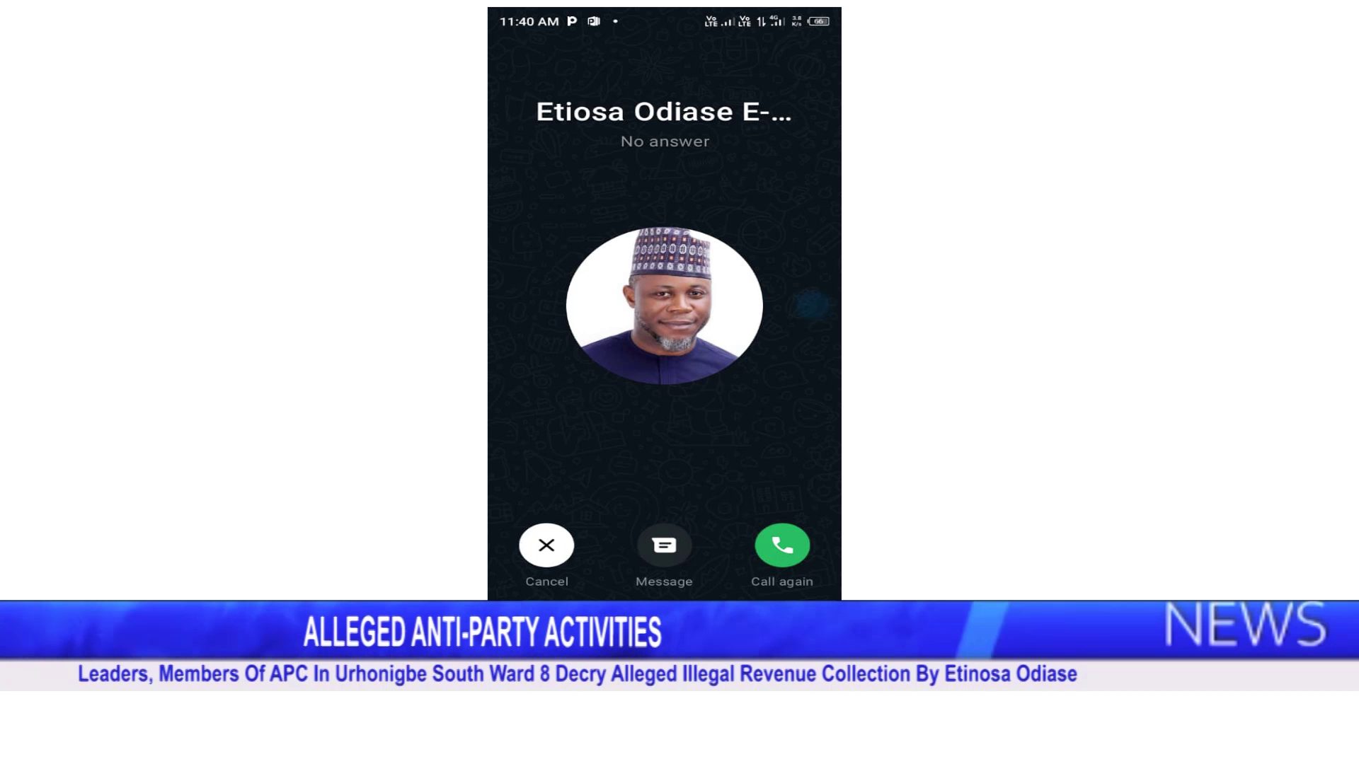 Leaders, Members Of APC In Urhonigbe South Ward 8 Decry Alleged Illegal Revenue Collection By Etinosa Odiase