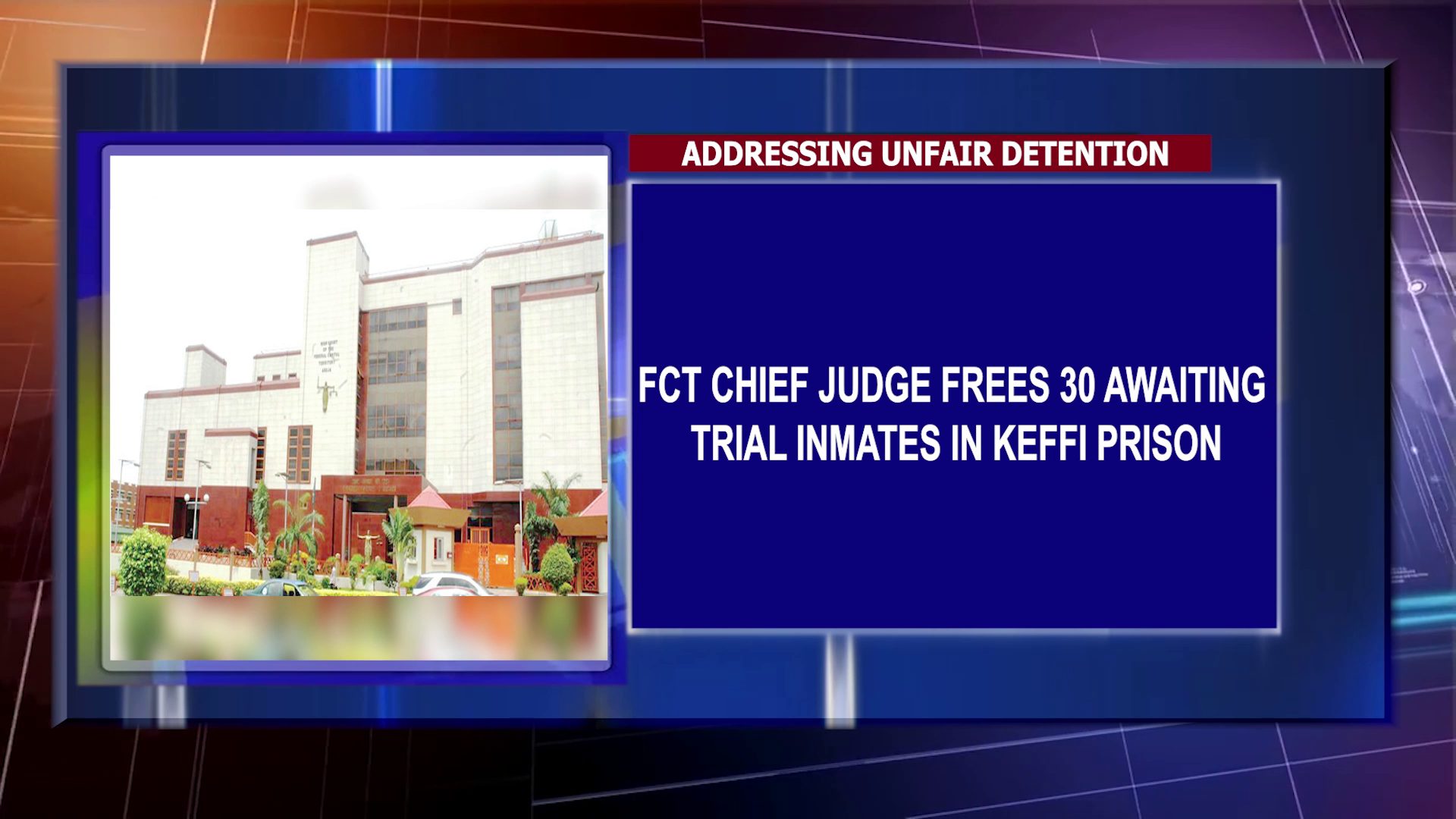 FCT Chief Judge Frees 30 Awaiting Trial Inmates In Keffi Prison
