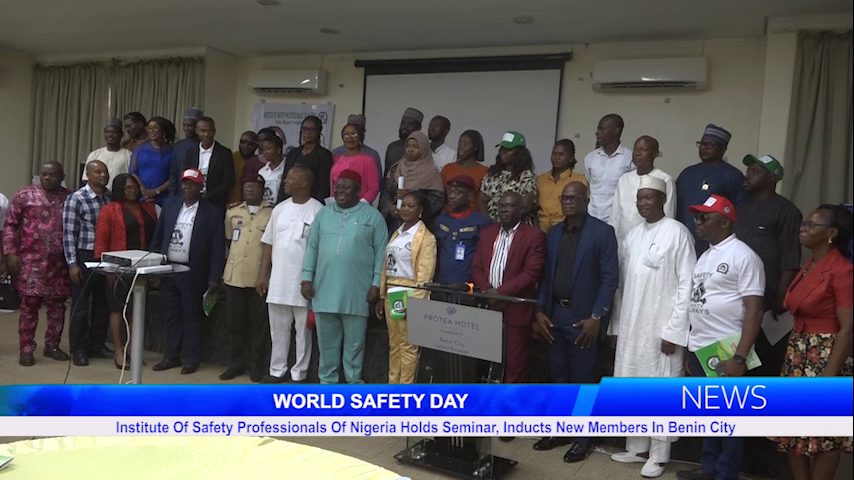 Institute Of Safety Professionals Of Nigeria Holds Seminar, Inducts New Members In Benin City