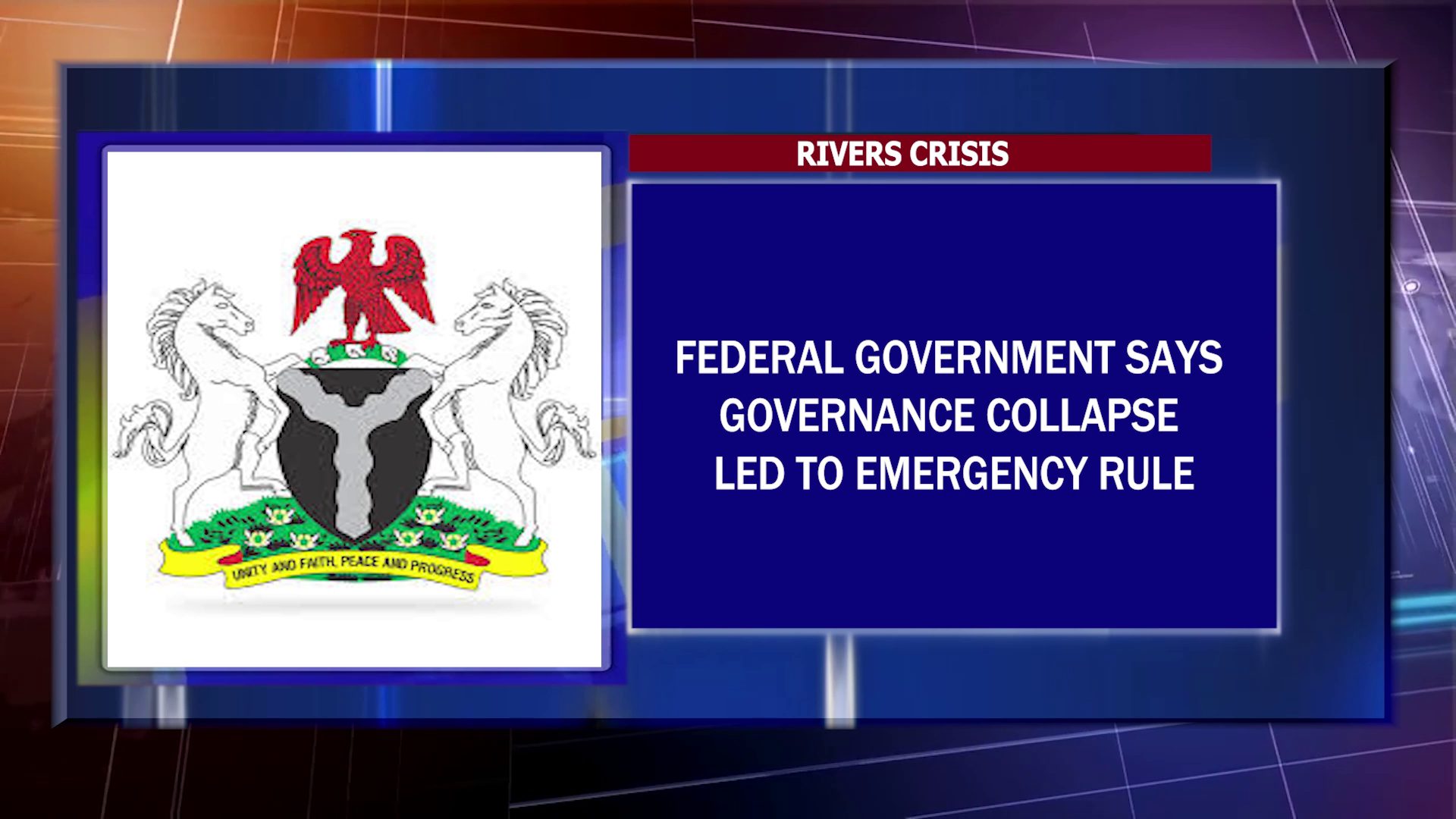Federal Government Says Governance Collapse Led To Emergency Rule In Rivers State