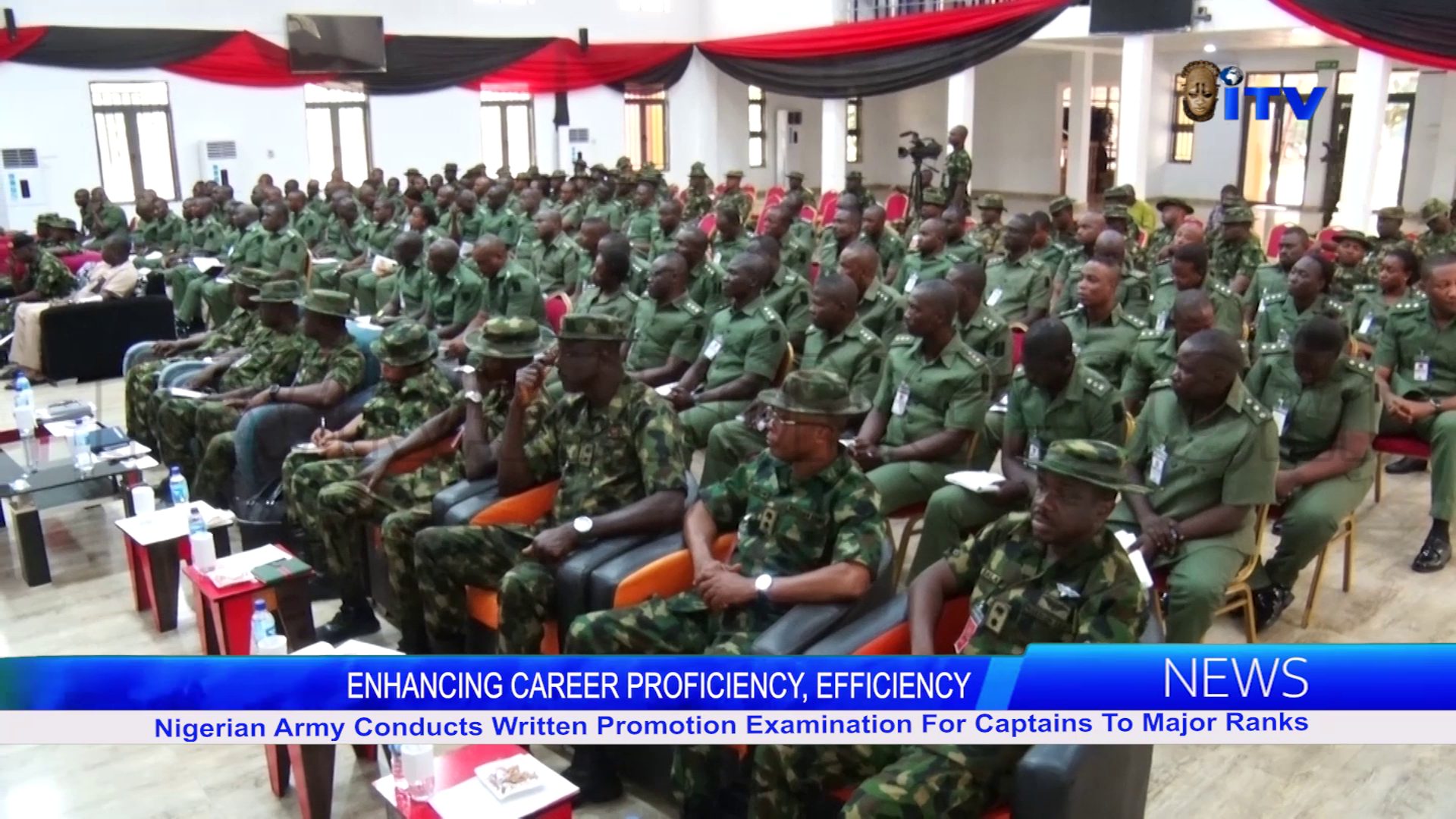 Nigerian Army Conducts Written Promotion Examination For Captains To Major Ranks
