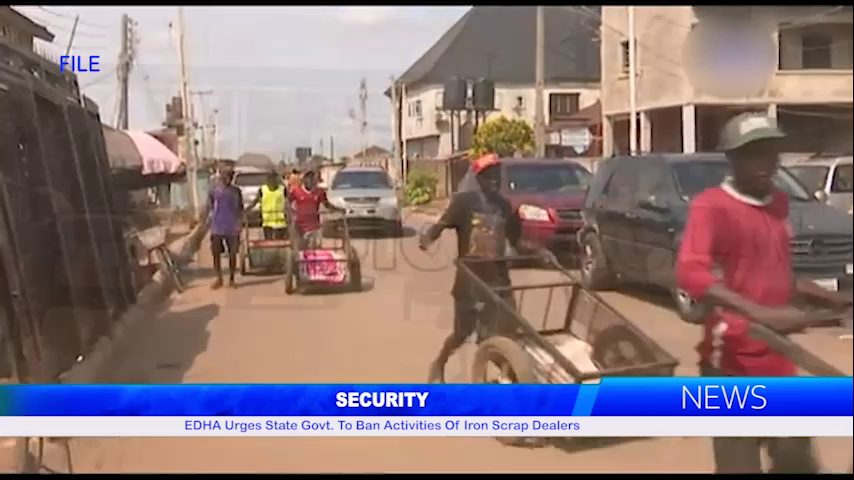 EDHA Urges State Govt. To Ban Activities Of Iron Scrap Dealers
