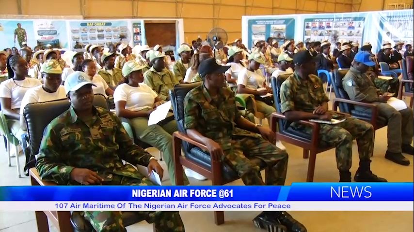 NIGERIAN AIR FORCE @61: 107 Air Maritime Of The Nigerian Air Force Advocates For Peace