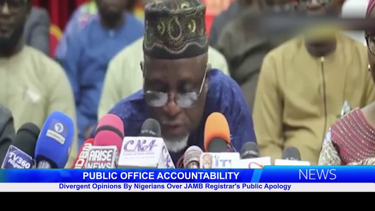 Divergent Opinions By Nigerians Over JAMB Registrar’s Public Apology