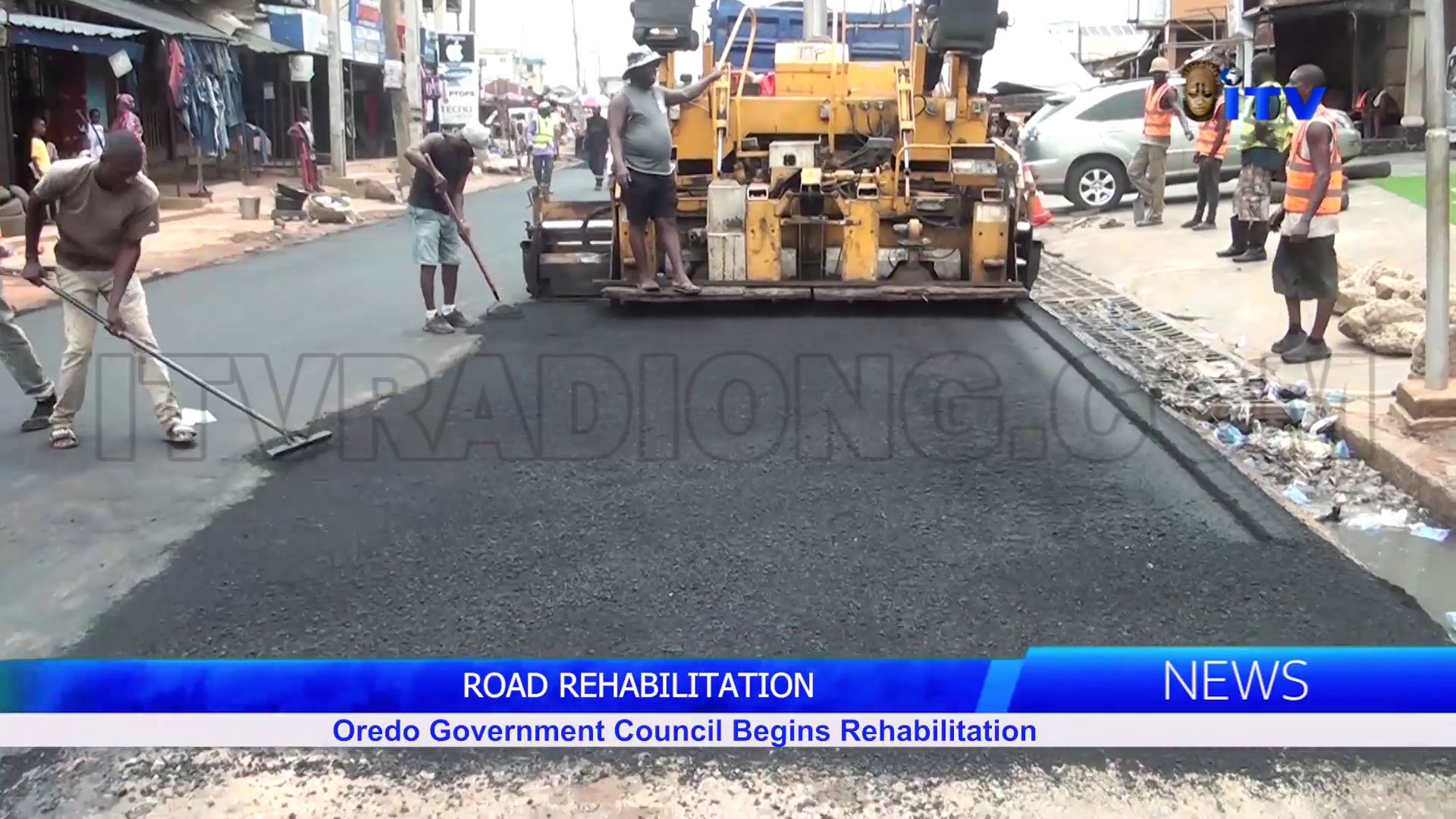 ROAD REHABILITATION: Oredo Government Council Begins Rehabilitation