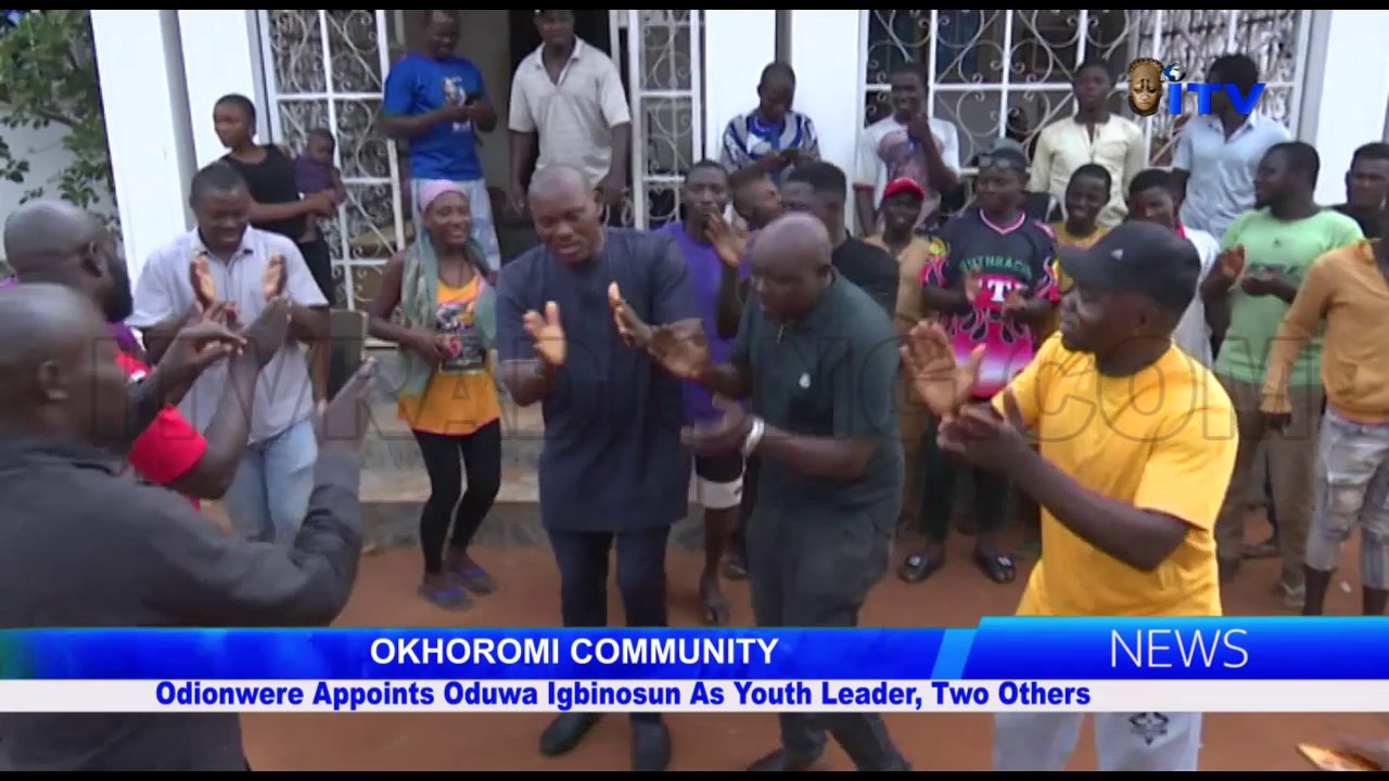 OKHOROMI COMMUNITY: Odionwere Appoints Oduwa Igbinosun As Youth Leader, Two Others