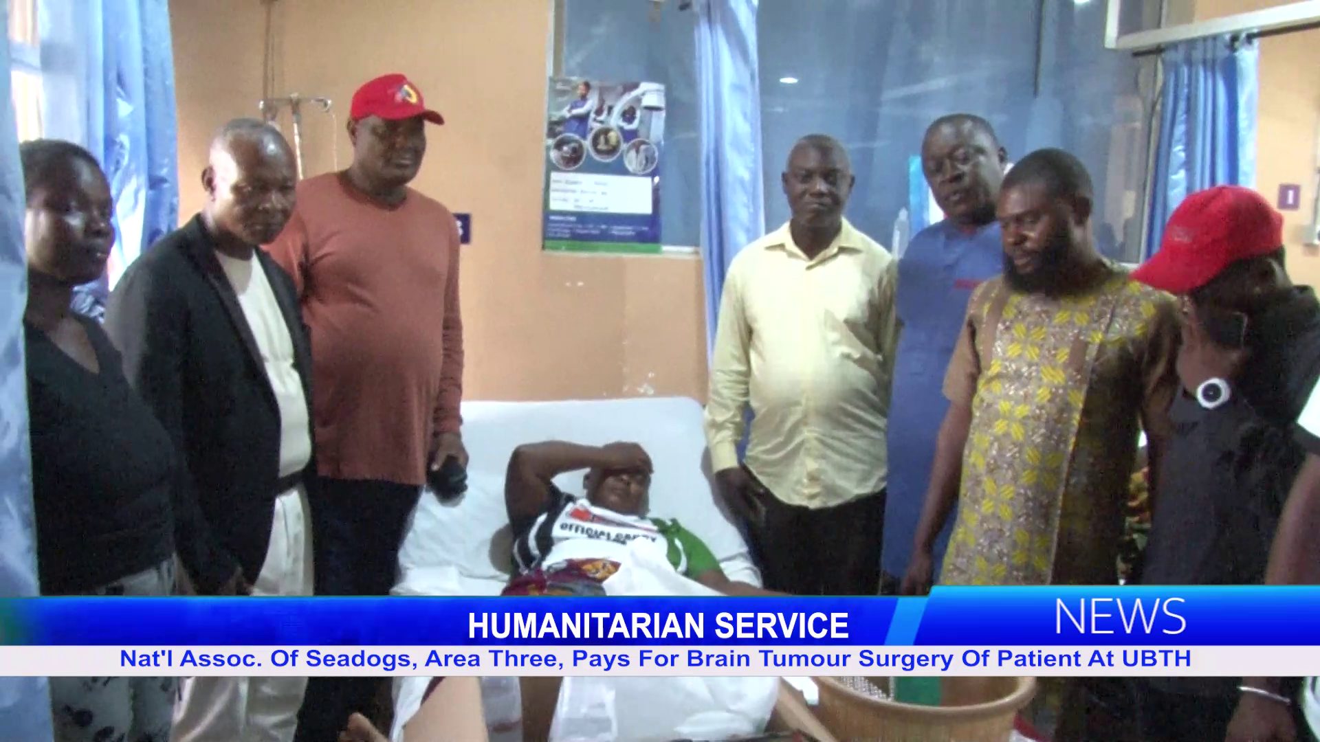 Nat’l Assoc. Of Seadogs, Area Three, Pays For Brain Tumour Surgery Of Patient At UBTH