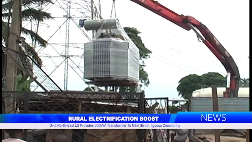 Ovia North-East LG Provides 500kVA Transformer To Nitel Street, Iguosa Community