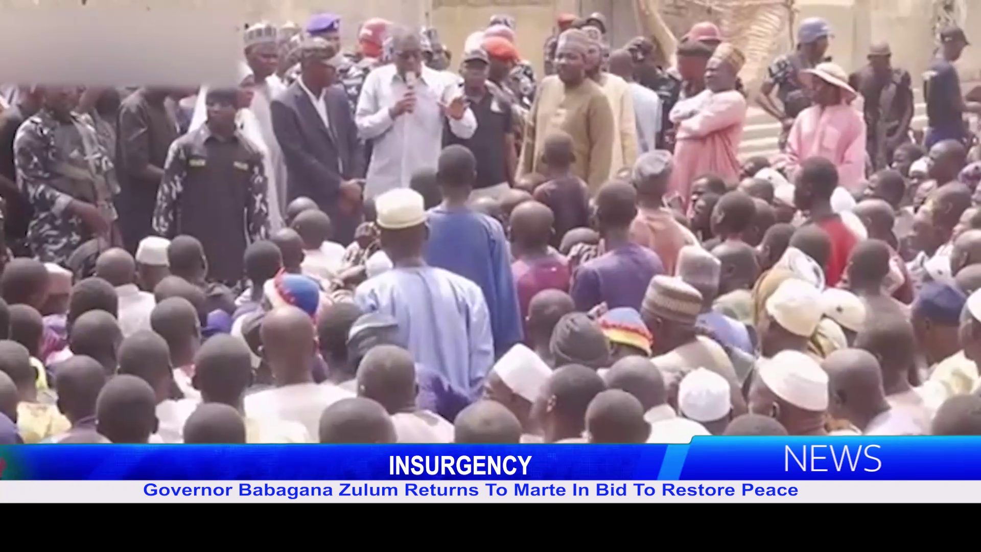 Governor Babagana Zulum Returns To Marte In Bid To Restore Peace