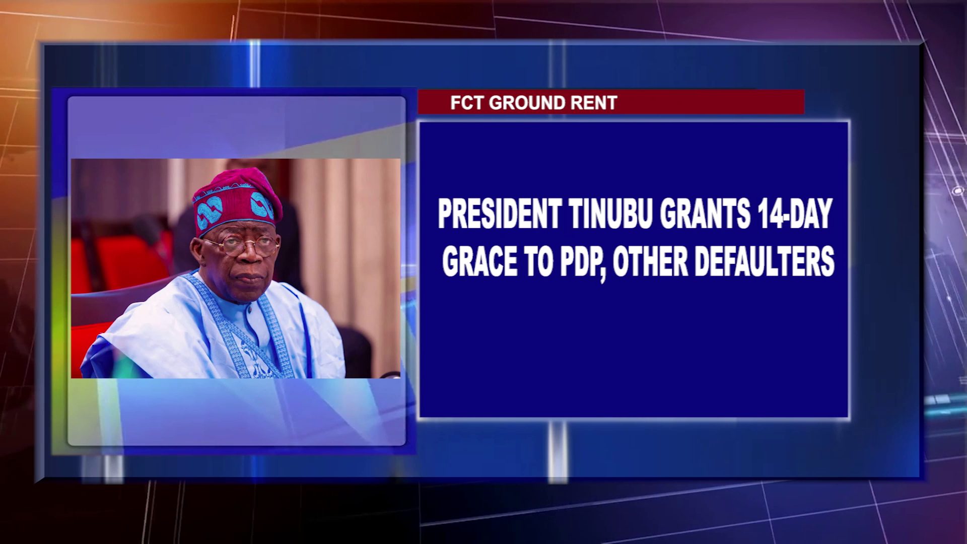 President Tinubu Grants 14-Day Grace To PDP, Other Defaulters