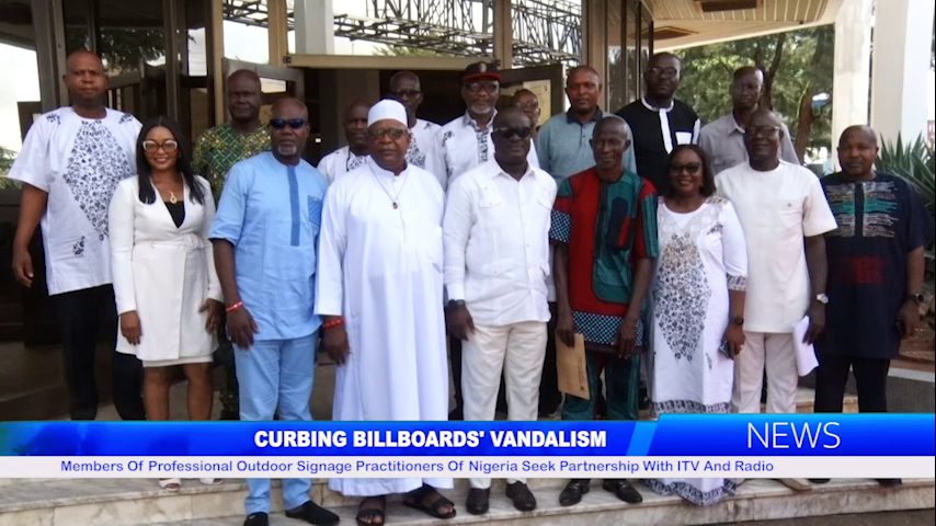 Members Of Professional Outdoor Signage Practitioners Of Nigeria Seek Partnership With ITV And Radio