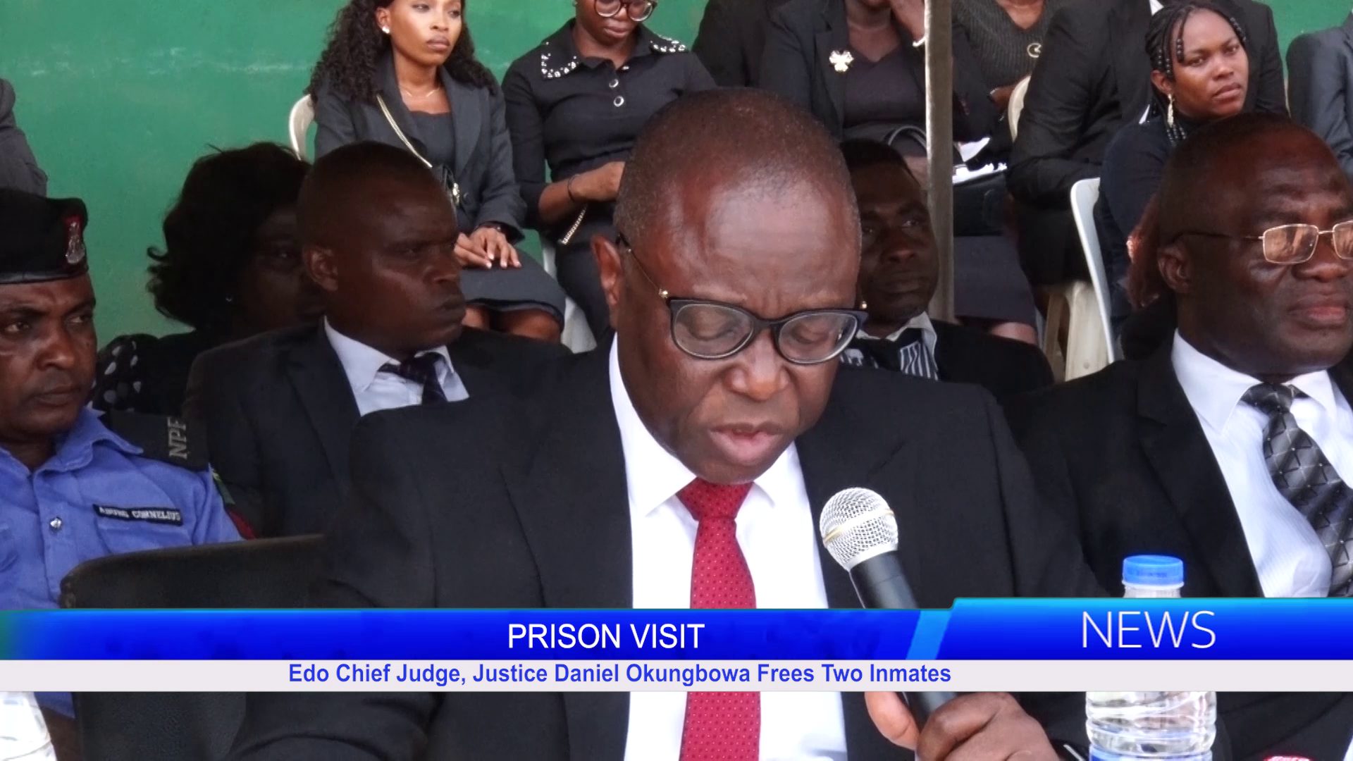 Edo Chief Judge, Justice Daniel Okungbowa Frees Two Inmates