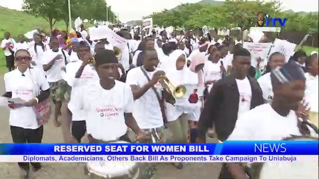 RESERVED SEATS FOR WOMEN BILL: Diplomats, Academicians, Others Back Bill As Proponents Take Campaign To UNIABUJA