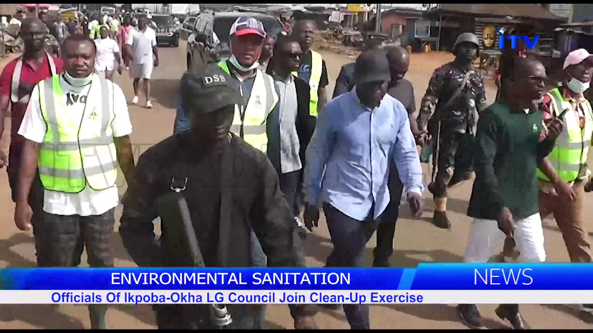 ENVIRONMENTAL SANITATION: Officials Of Ikpoba-Okha LG Council Join Clean-Up Exercise