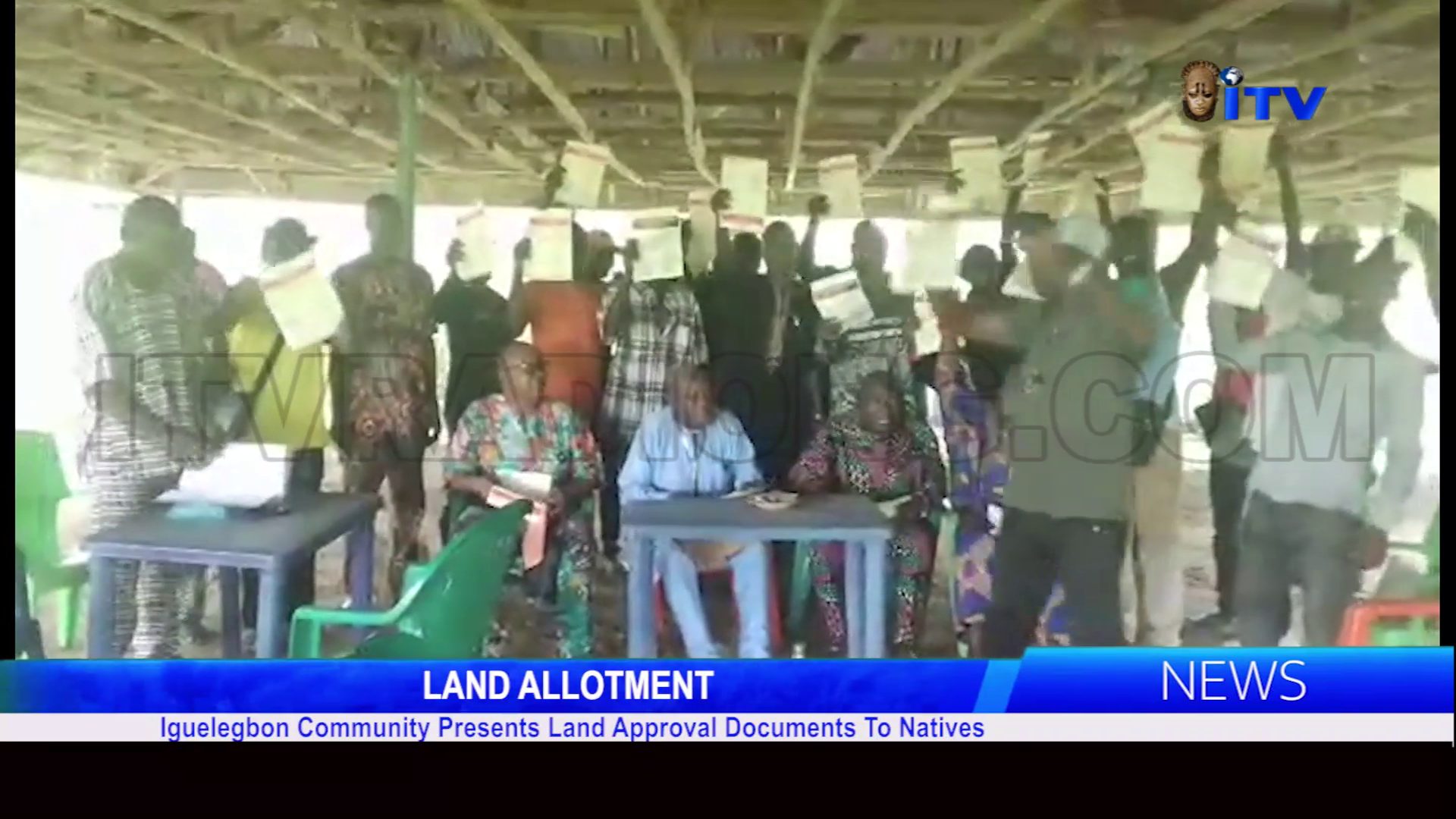 Iguelegbon Community Presents Land Approval Documents To Natives