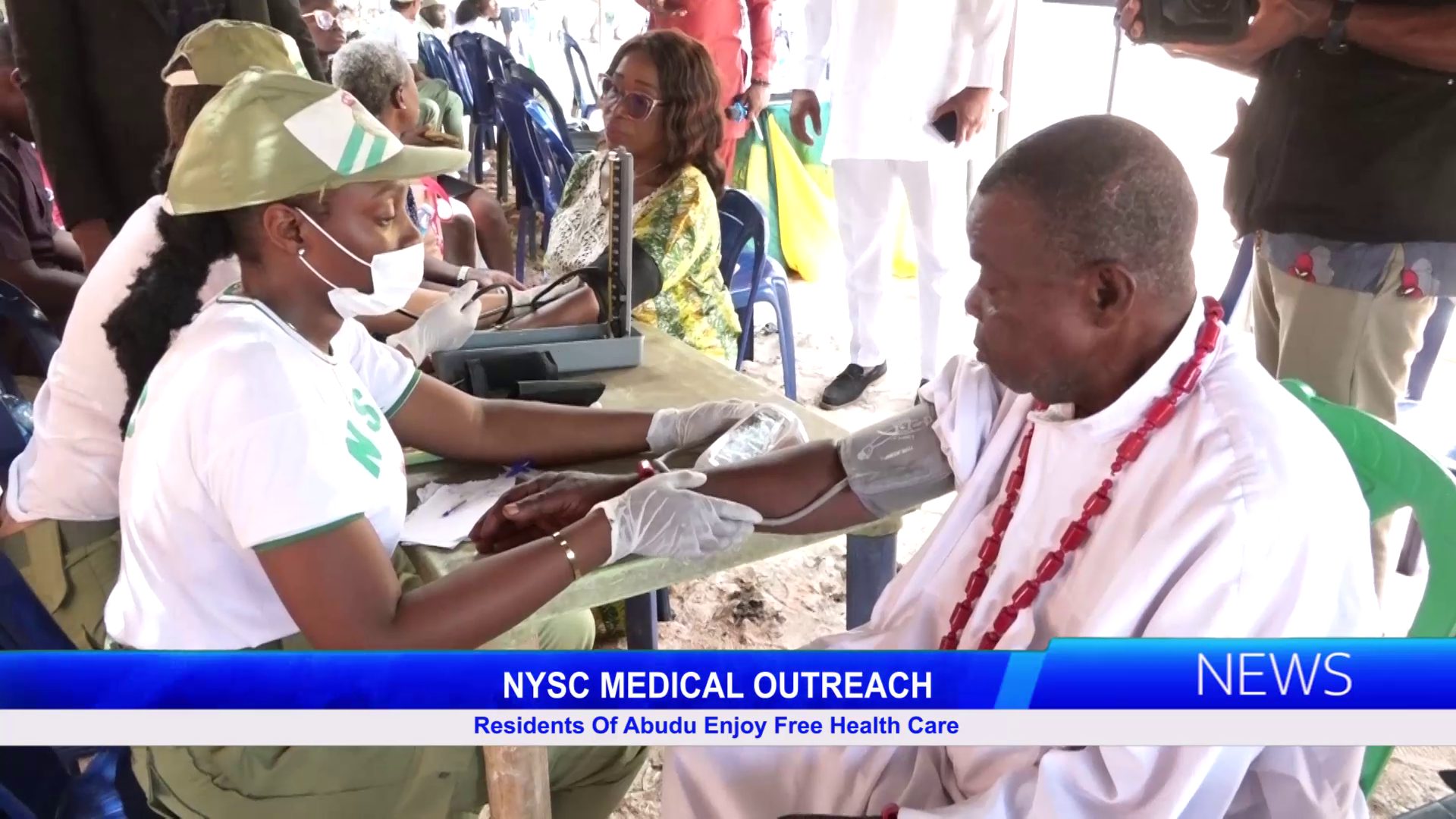 NYSC MEDICAL OUTREACH: Residents Of Abudu Enjoy Free Health Care