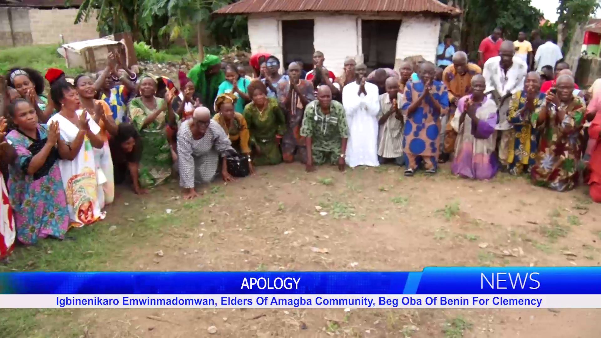 APOLOGY: Igbinenikaro Emwinmadomwan, Elders Of Amagba Community, Beg Oba Of Benin For Clemency