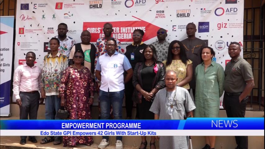 EMPOWERMENT PROGRAMME: Edo State GPI Empowers 42 Girls With Start-Up Kits
