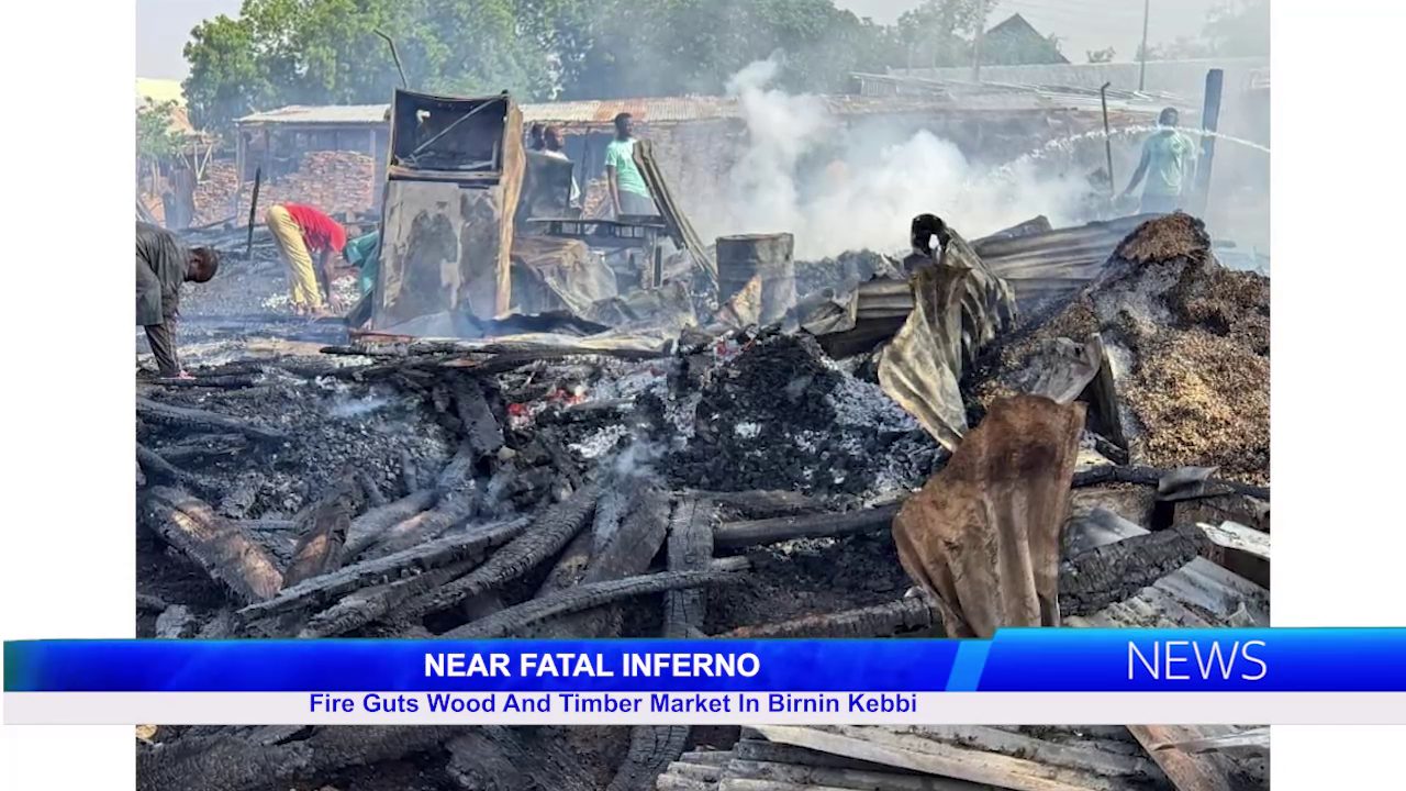 Fire Guts Wood And Timber Market In Birnin Kebbi