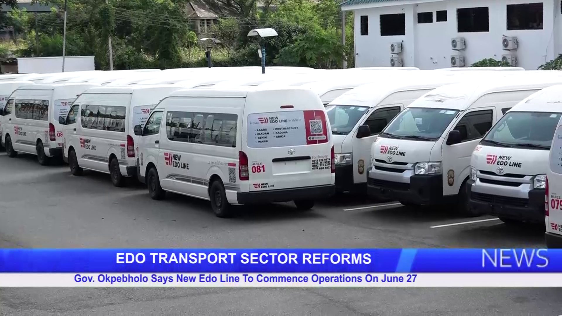 Gov. Okpebholo Says New Edo Line To Commence Operations On June 27