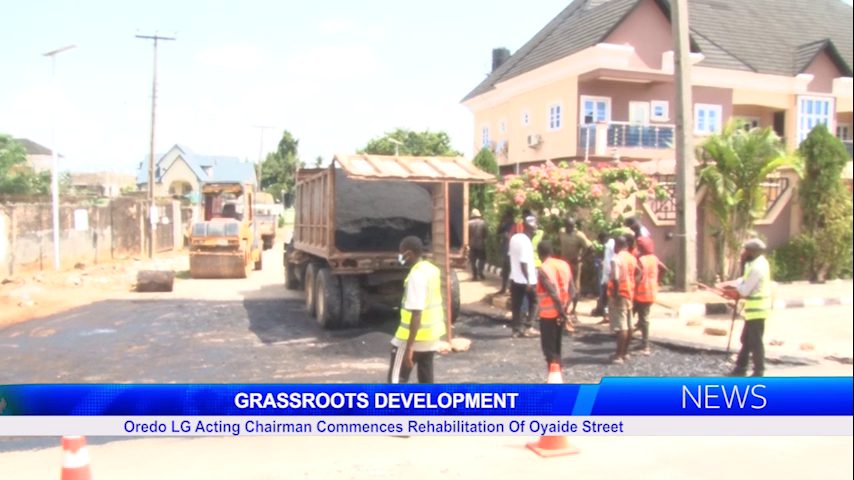 Oredo LG Acting Chairman Commences Rehabilitation Of Oyaide Street