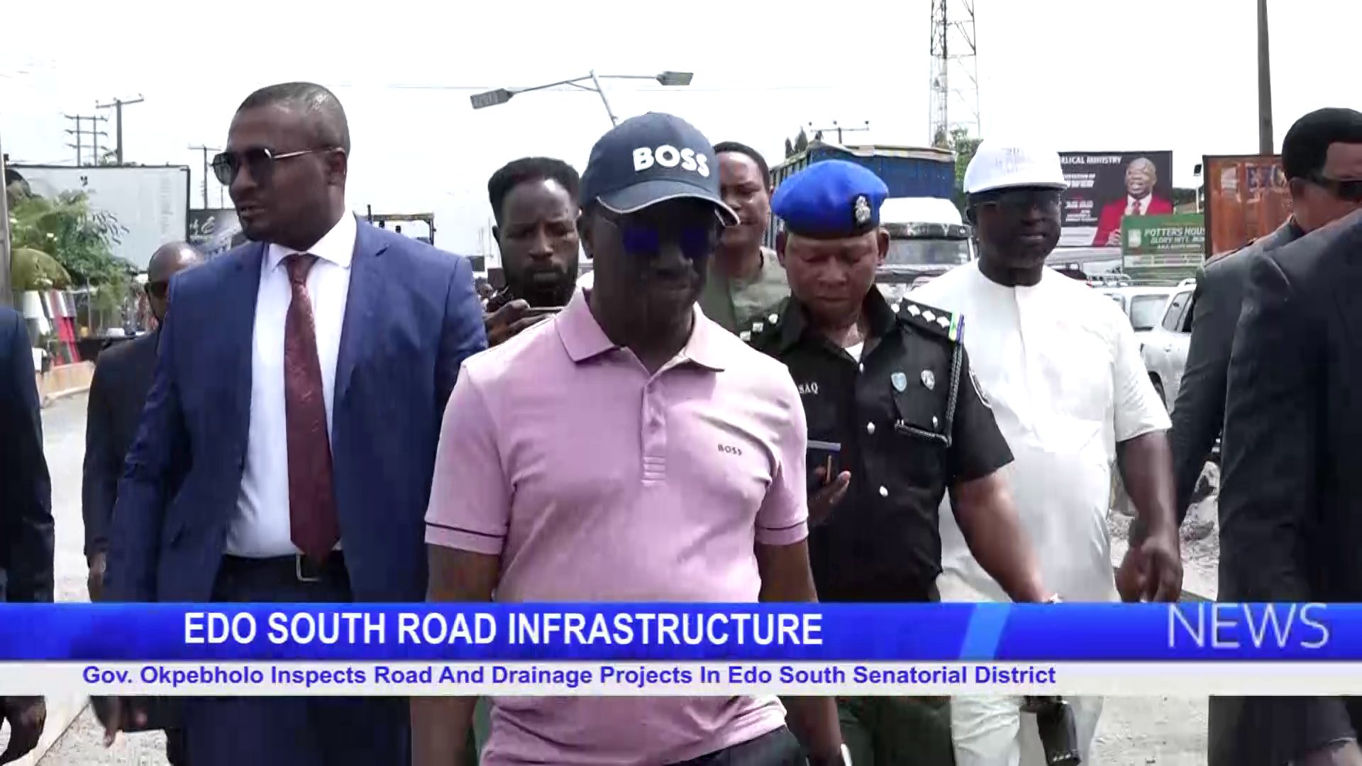 Gov. Okpebholo Inspects Road And Drainage Projects In Edo South Senatorial District
